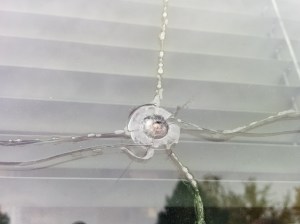 This is the rear window, the front ones aren't anywhere near as bad.