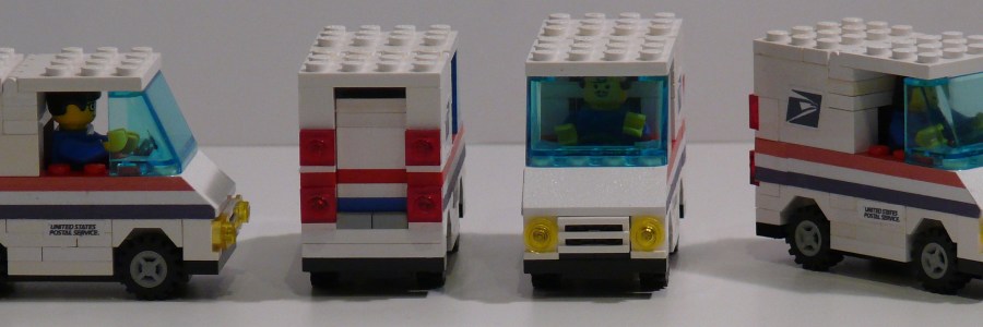 Lego Mail Trucks