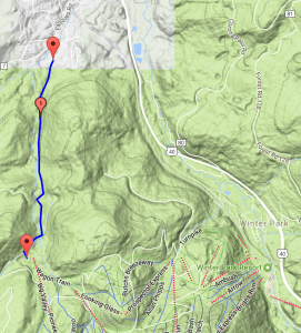 Google Maps view of the route.